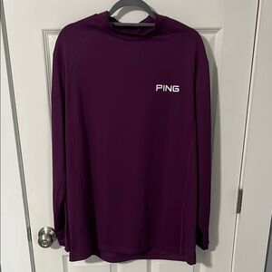Ping Purple Turtleneck Sweater